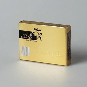 Bella Elite Cinnamon Brown Lenses, showcasing the warm, natural brown color of the contact lenses.