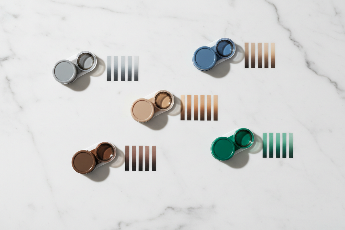 How to Choose the Right Colored Contact Lens Shade for Your Skin Tone