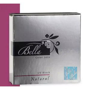 Bella Natural Cool Hazel Lenses: Close-up of a single colored contact lens in a cool hazel shade.