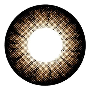 Glass ball brown color lenses, showcasing a rounded, dark brown lens.