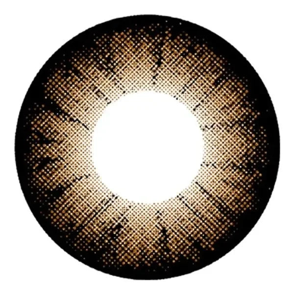 Glass ball brown color lenses, showcasing a rounded, dark brown lens.