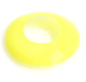 Pair of Yellow Out Halloween Lenses, vibrant yellow eye contact lenses for a spooky Halloween costume.